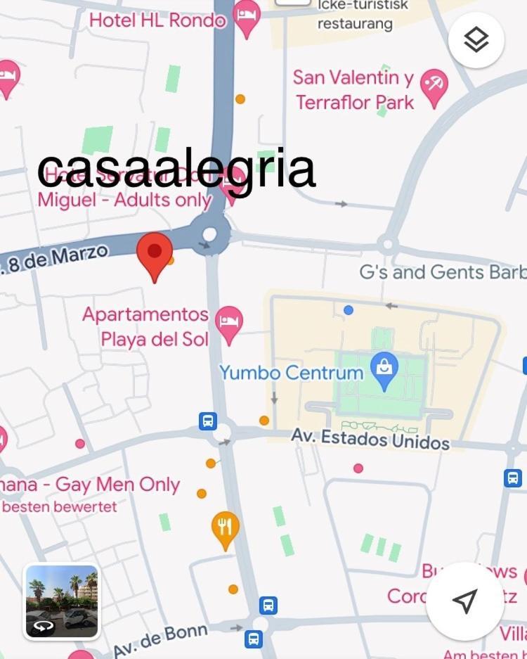 Bungalow Casa Alegria Yumbo มาสปาโลมาส ภายนอก รูปภาพ